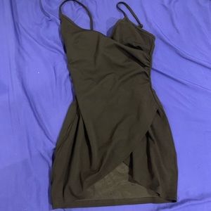 Women’s Black mini dress.